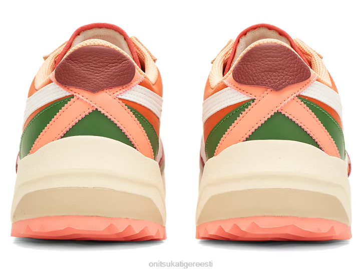 unisex vermiljon tomat/valge Onitsuka Tiger delegatsioon ex kingad 4FRB107