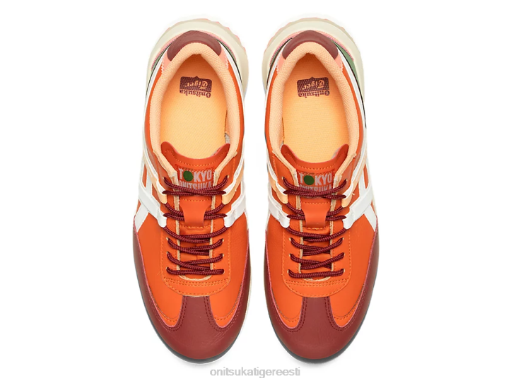 unisex vermiljon tomat/valge Onitsuka Tiger delegatsioon ex kingad 4FRB107