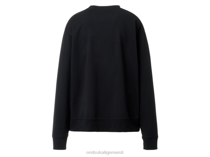 unisex must Onitsuka Tiger pikkade varrukatega topp Riietus 4FRB475