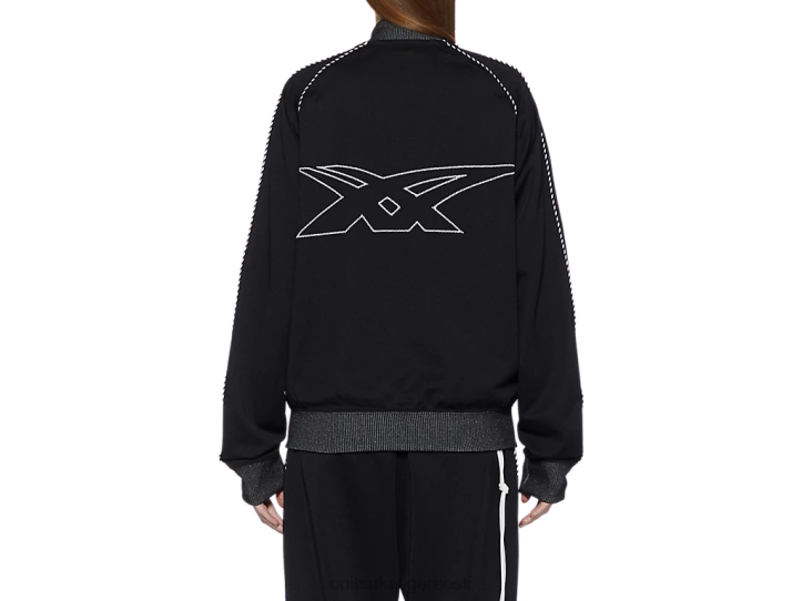 unisex must Onitsuka Tiger raja ülaosa Riietus 4FRB412