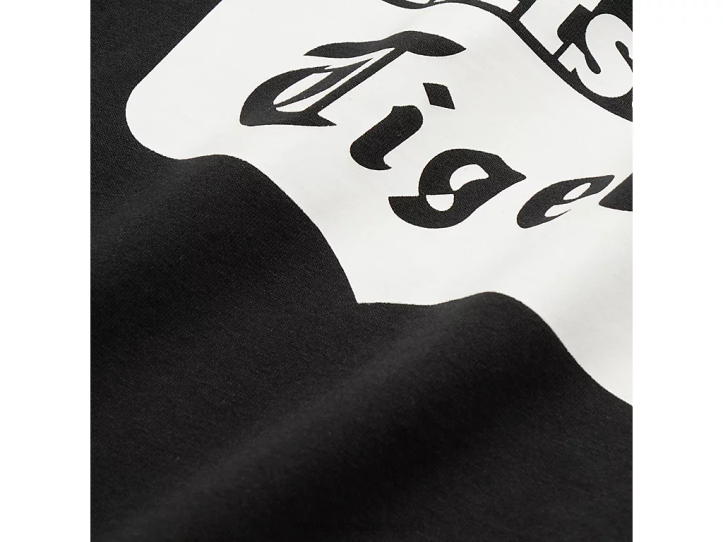 unisex must valge Onitsuka Tiger logoga tee Riietus 4FRB407