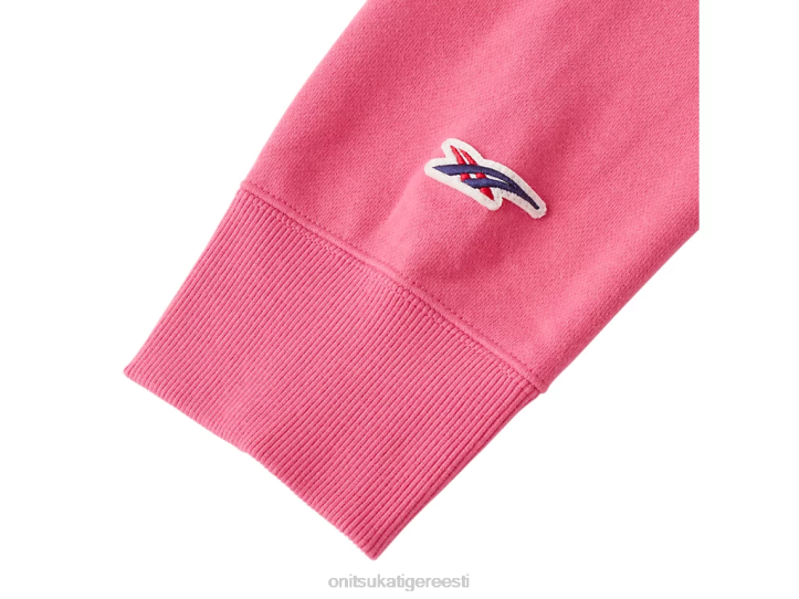 unisex roosa Onitsuka Tiger kapuutsiga top Riietus 4FRB476