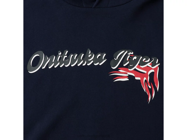 unisex tume merevägi Onitsuka Tiger kapuutsiga top Riietus 4FRB479