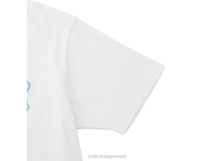 unisex valge Onitsuka Tiger graafiline tee Riietus 4FRB390