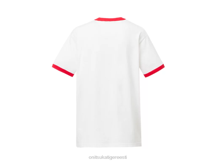 unisex valge Onitsuka Tiger graafiline tee Riietus 4FRB469