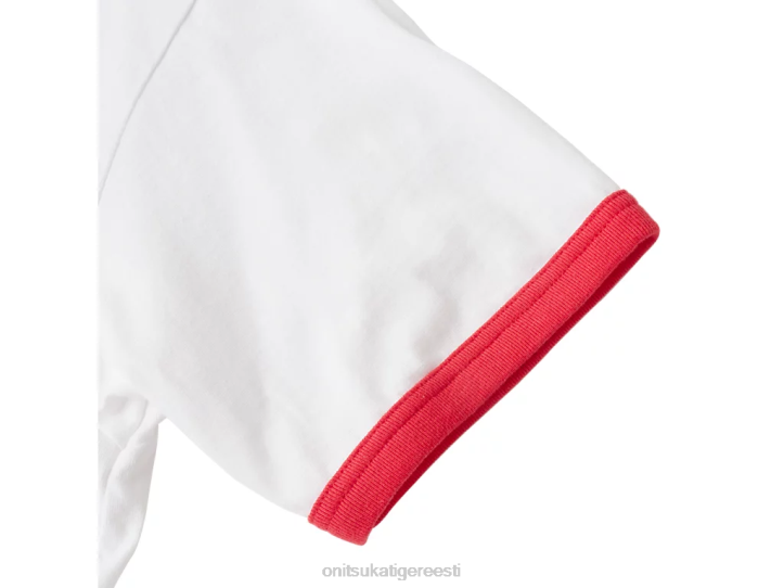 unisex valge Onitsuka Tiger graafiline tee Riietus 4FRB469