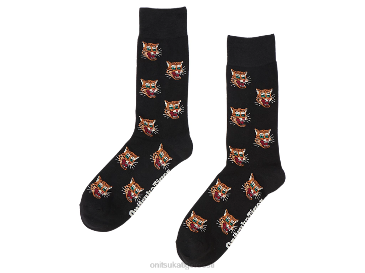 unisex must Onitsuka Tiger keskmised sokid tarvikud 4FRB492