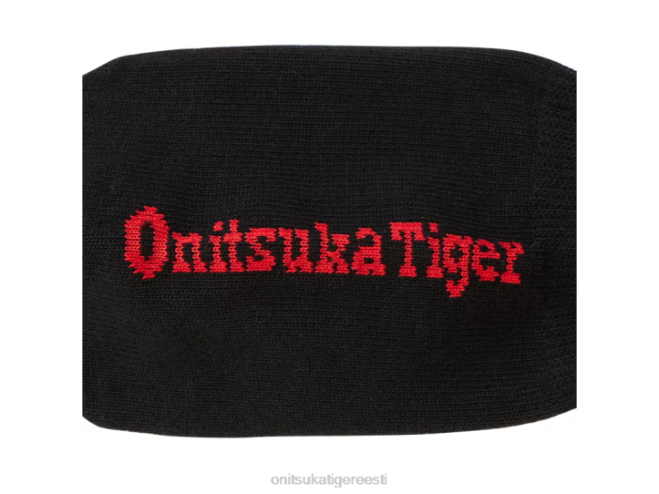 unisex must/punane Onitsuka Tiger nähtamatud sokid tarvikud 4FRB499
