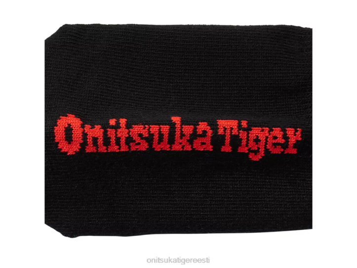 unisex must/punane Onitsuka Tiger nähtamatud sokid tarvikud 4FRB530