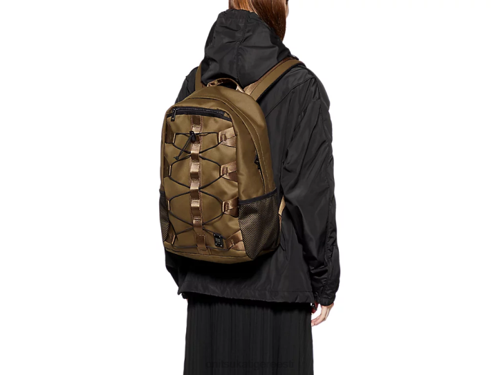 unisex oliiv Onitsuka Tiger seljakott tarvikud 4FRB521