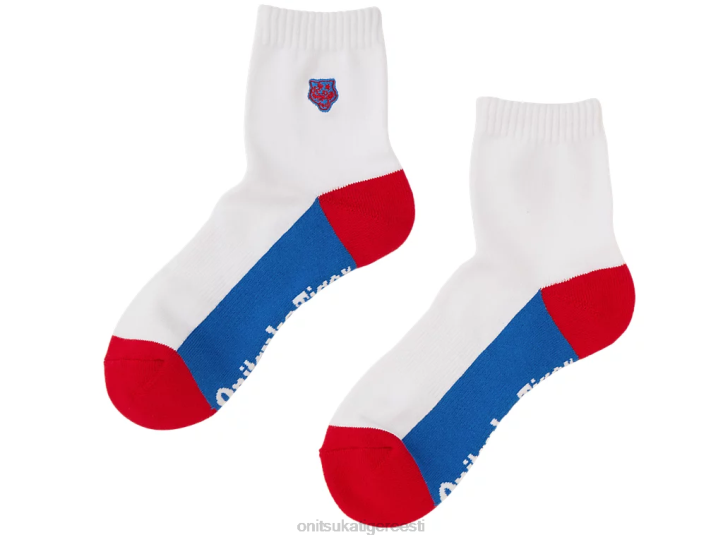 unisex valge Onitsuka Tiger lühikesed sokid tarvikud 4FRB513