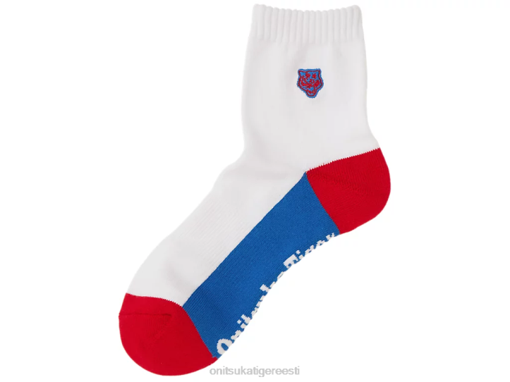 unisex valge Onitsuka Tiger lühikesed sokid tarvikud 4FRB513